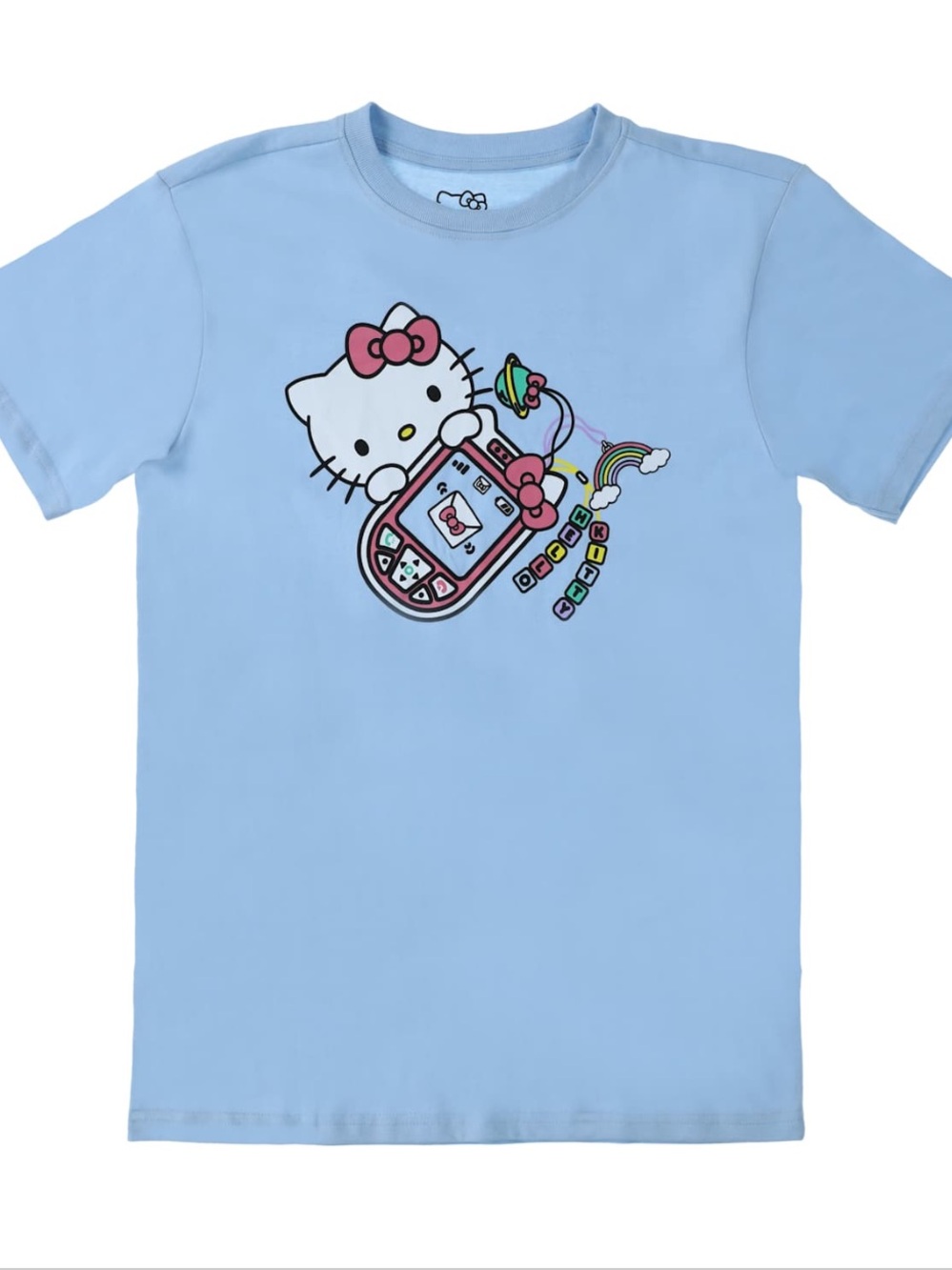 Hello Kitty® | Light Blue Mobile Charm Graphic Tee